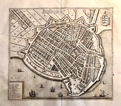 Merian Matthà¤us (1593-1650) Enckhuysen (Enkhuizen) 1649 Francoforte 